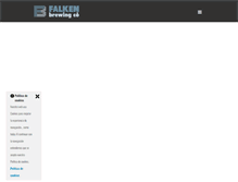 Tablet Screenshot of falkenbrewing.com